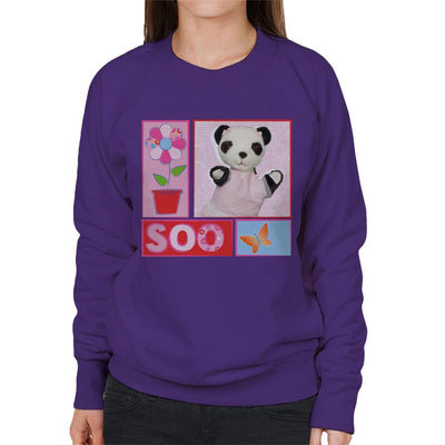 Sooty Soo Retro Floral Women's Sweatshirt-Sooty's Shop
