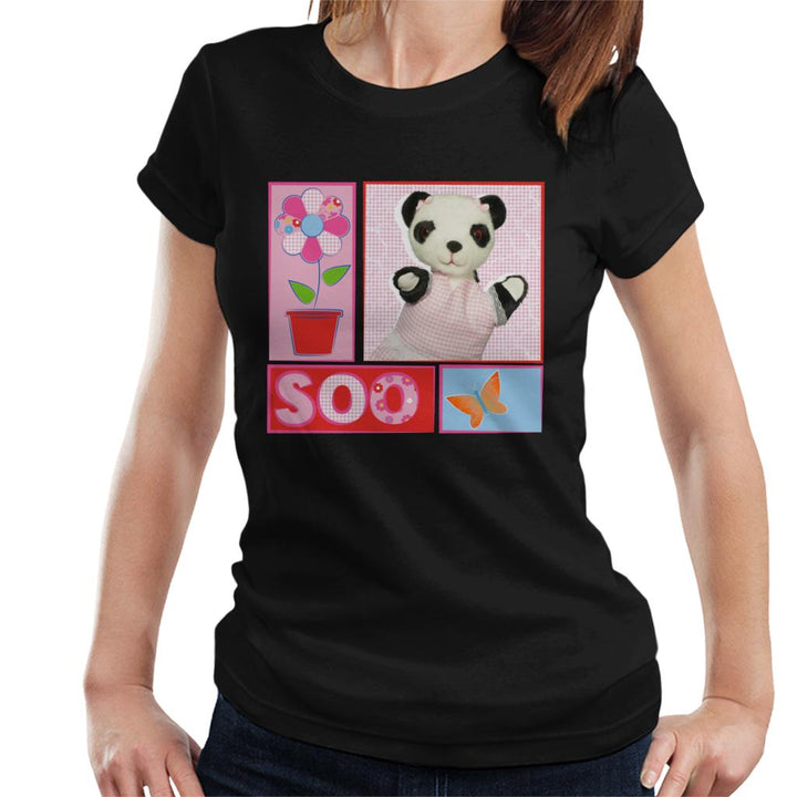 Sooty Soo Retro Floral Women's T-Shirt-Sooty's Shop