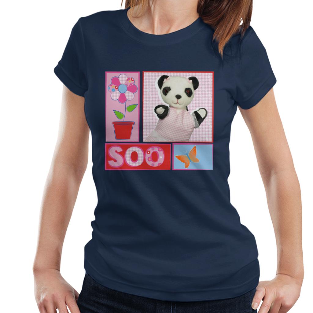 Sooty Soo Retro Floral Women's T-Shirt-Sooty's Shop