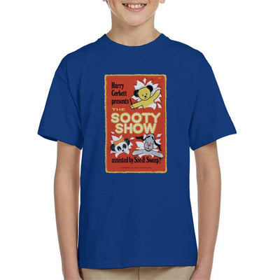 Sooty Show Retro Poster Kid's T-Shirt-Sooty's Shop
