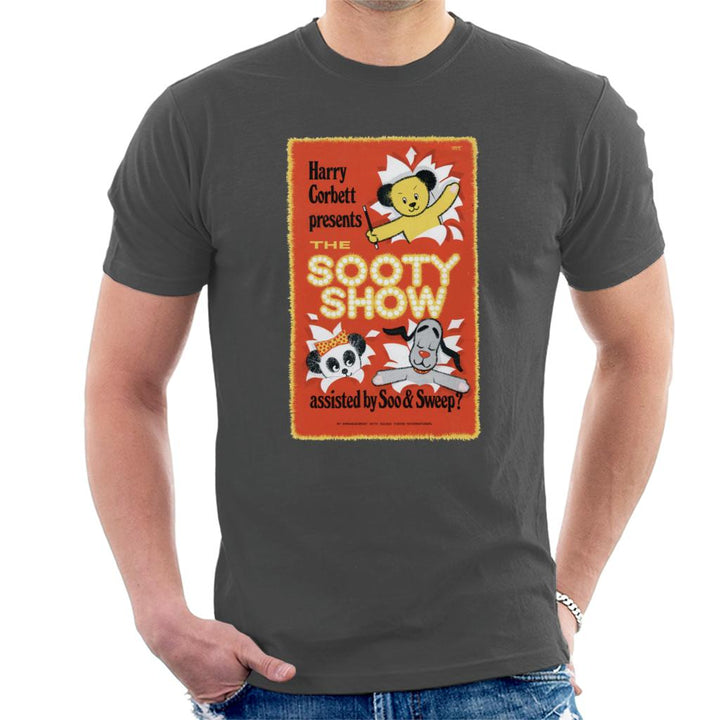 Sooty Show Retro Poster Men's T-Shirt-Sooty's Shop