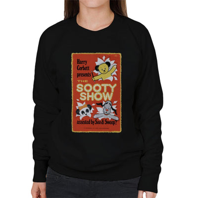 Sooty Show Retro Poster Women's Sweatshirt-Sooty's Shop