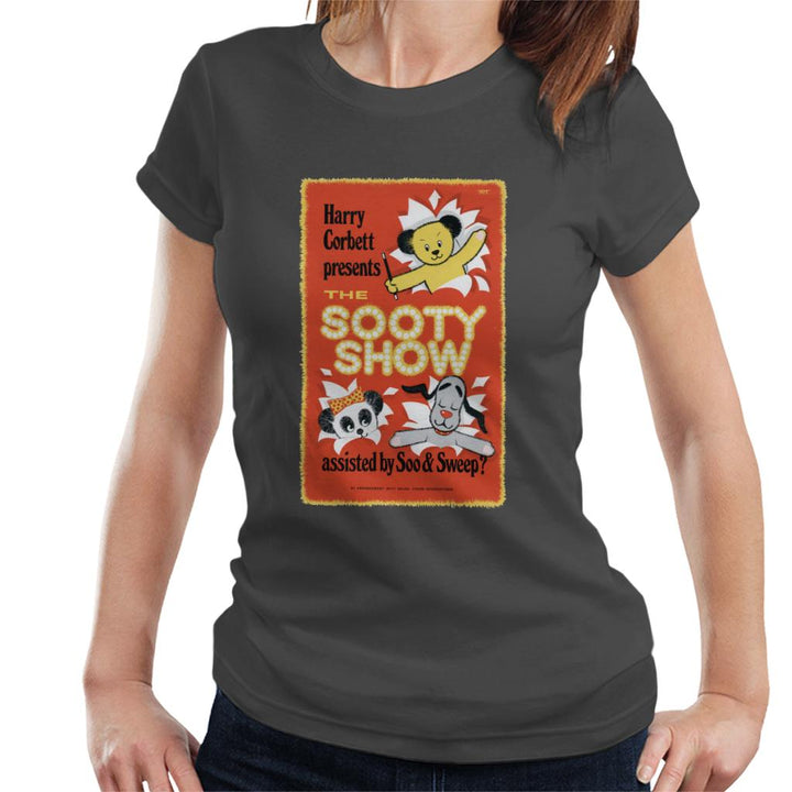 Sooty Show Retro Poster Women's T-Shirt-Sooty's Shop