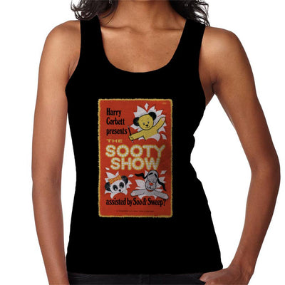 Sooty Show Retro Poster Women's Vest-Sooty's Shop