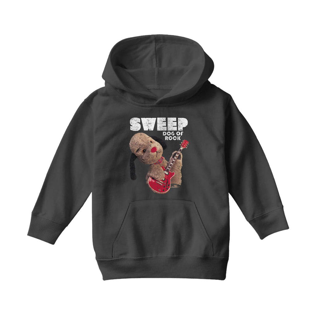 Dog Of Rock Sweep Kids Hooded Sweatshirt