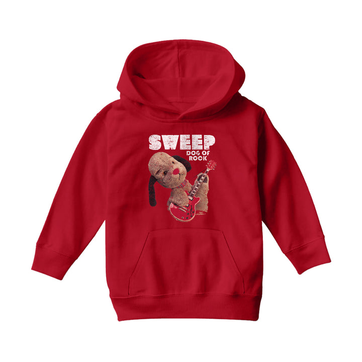 Dog Of Rock Sweep Kids Hooded Sweatshirt