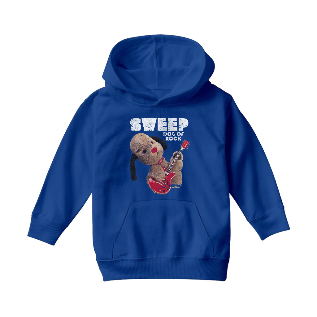 Dog Of Rock Sweep Kids Hooded Sweatshirt