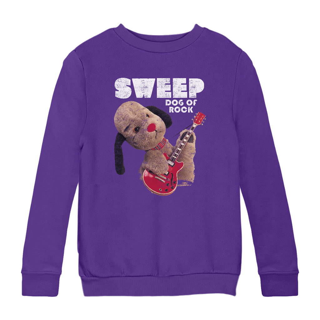 Dog Of Rock Sweep Kids Sweatshirt