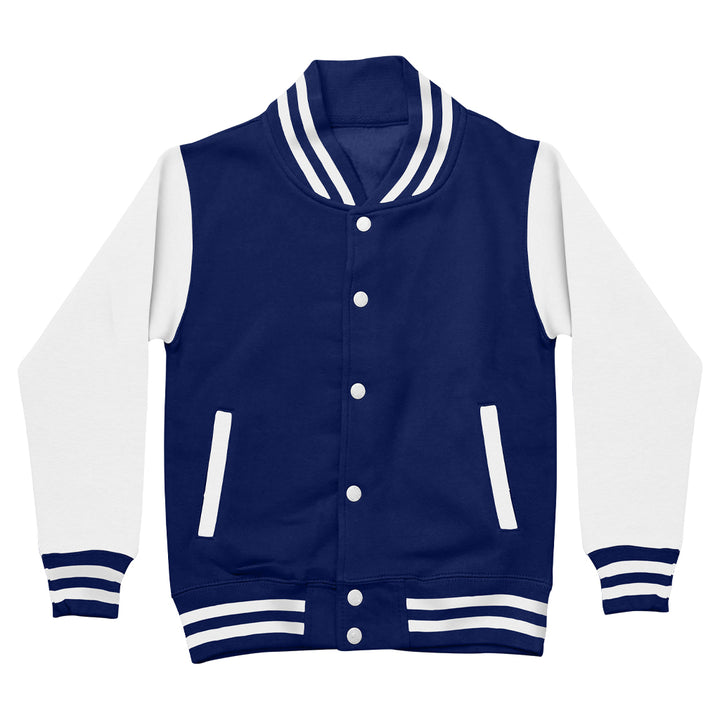 Dog Of Rock Sweep Kids Varsity Jacket