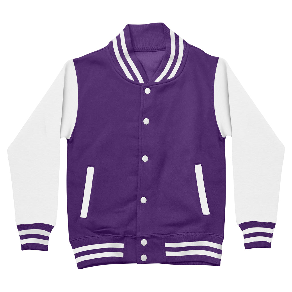 Dog Of Rock Sweep Kids Varsity Jacket