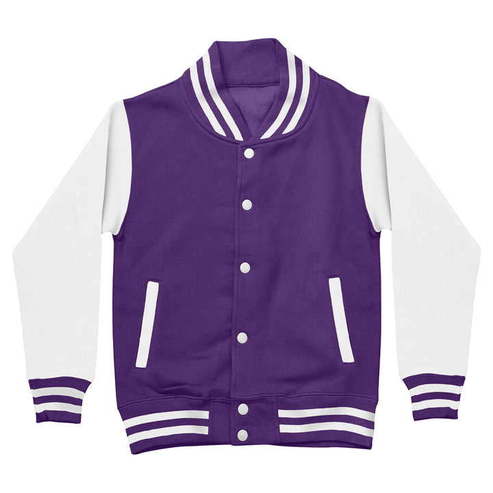 Dog Of Rock Sweep Kids Varsity Jacket