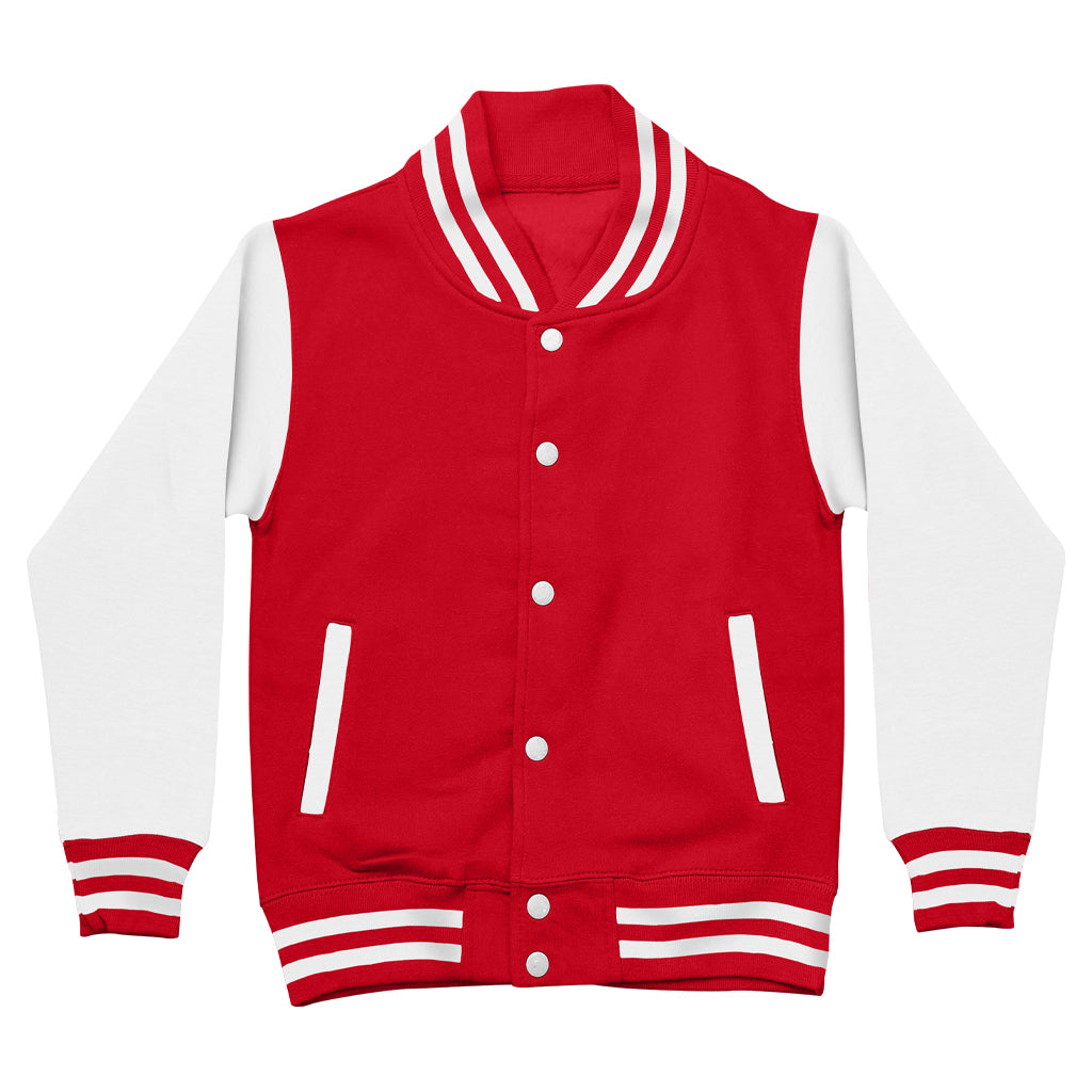 Dog Of Rock Sweep Kids Varsity Jacket