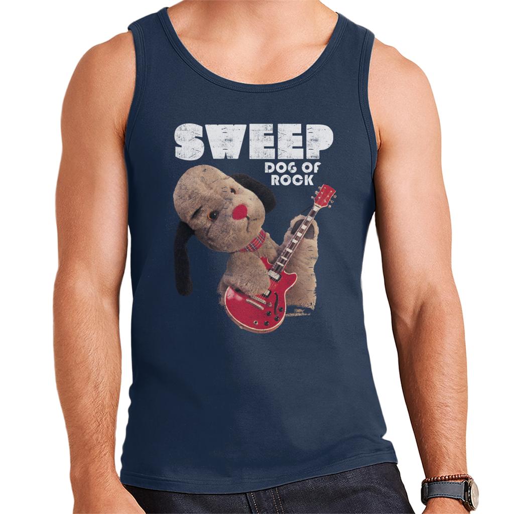 Sooty Dog Of Rock Sweep Men's Vest-Sooty's Shop