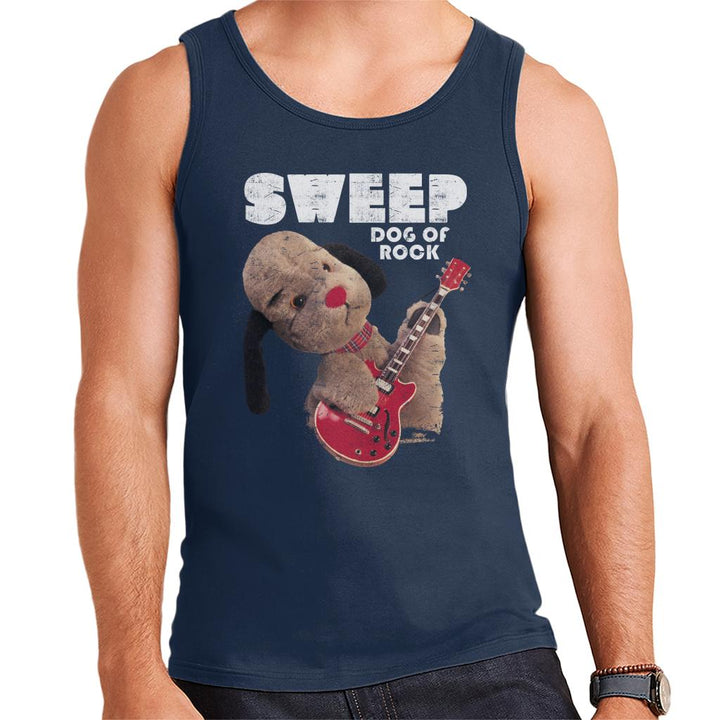 Sooty Dog Of Rock Sweep Men's Vest-Sooty's Shop