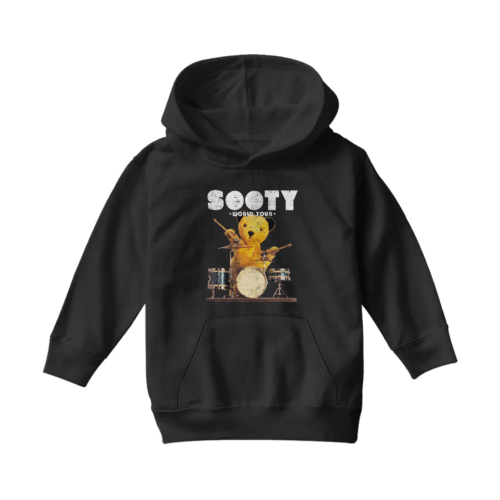 Sooty World Tour Drums Kids Hooded Sweatshirt
