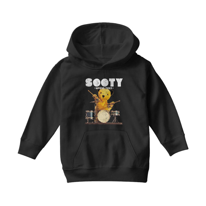 Sooty World Tour Drums Kids Hooded Sweatshirt