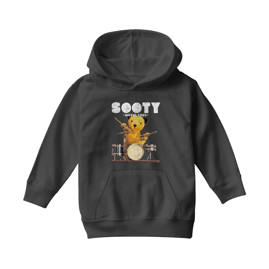 Sooty World Tour Drums Kids Hooded Sweatshirt