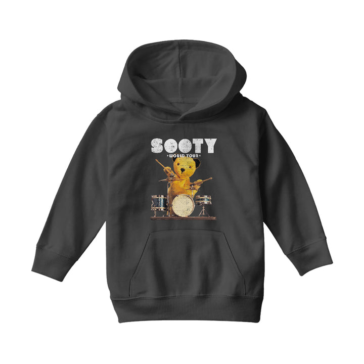 Sooty World Tour Drums Kids Hooded Sweatshirt