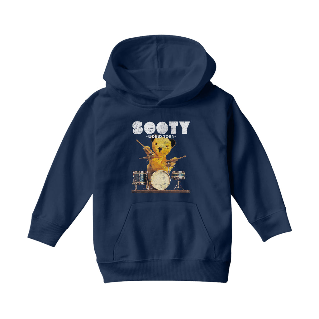 Sooty World Tour Drums Kids Hooded Sweatshirt