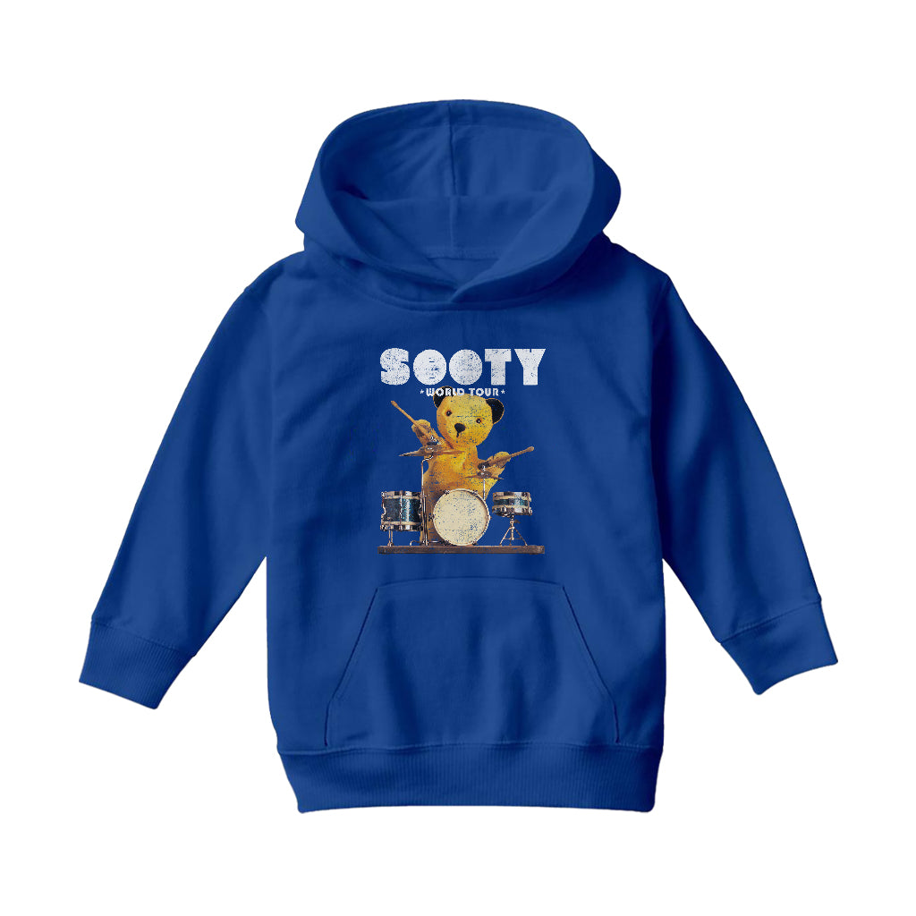 Sooty World Tour Drums Kids Hooded Sweatshirt