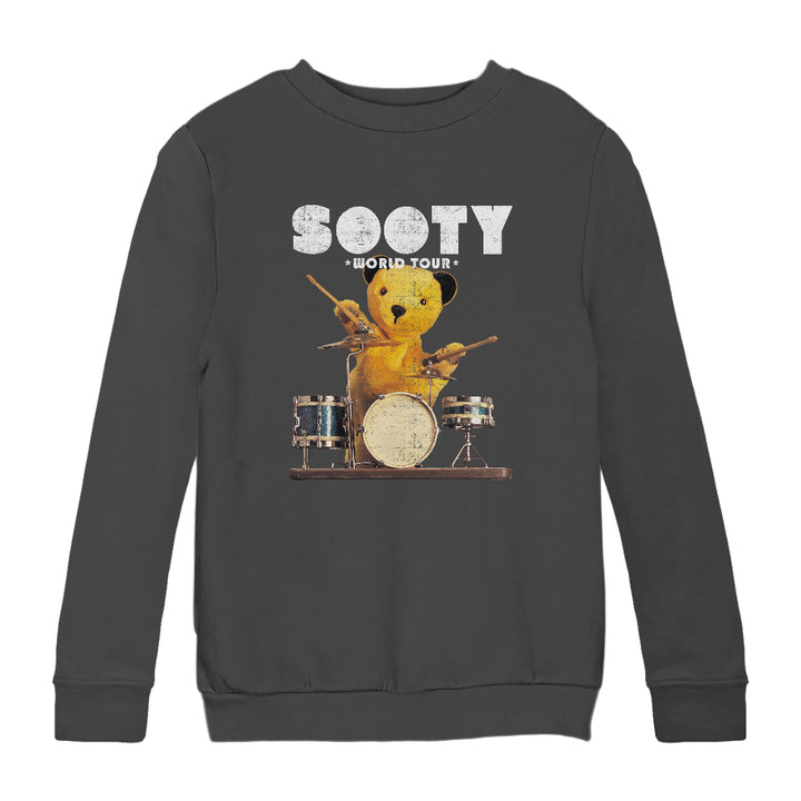 Sooty World Tour Drums Kids Sweatshirt