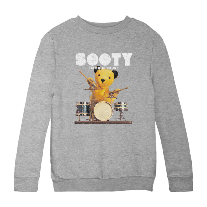 Sooty World Tour Drums Kids Sweatshirt