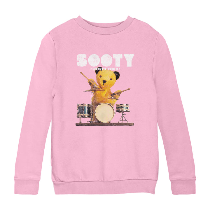 Sooty World Tour Drums Kids Sweatshirt