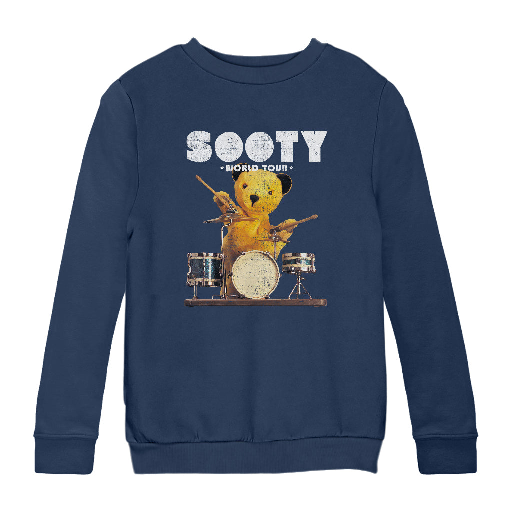 Sooty World Tour Drums Kids Sweatshirt
