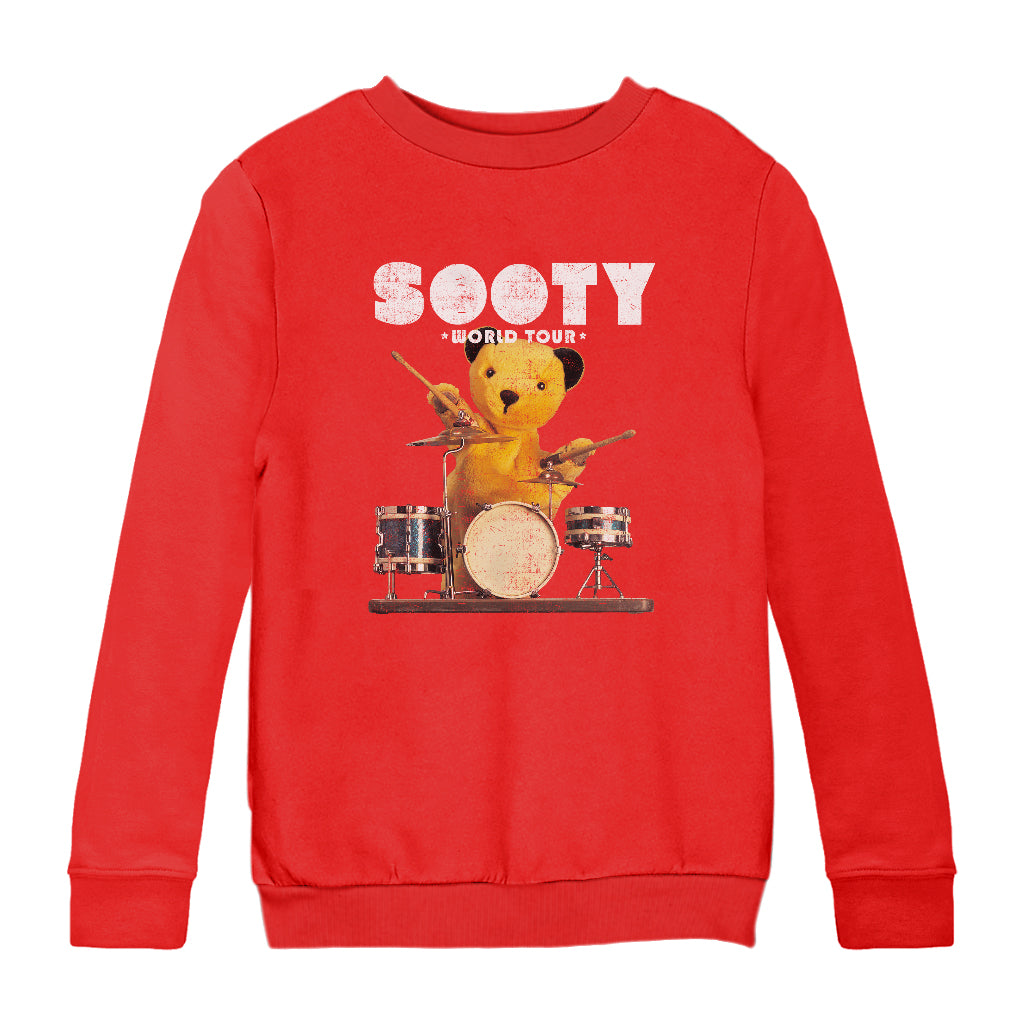 Sooty World Tour Drums Kids Sweatshirt