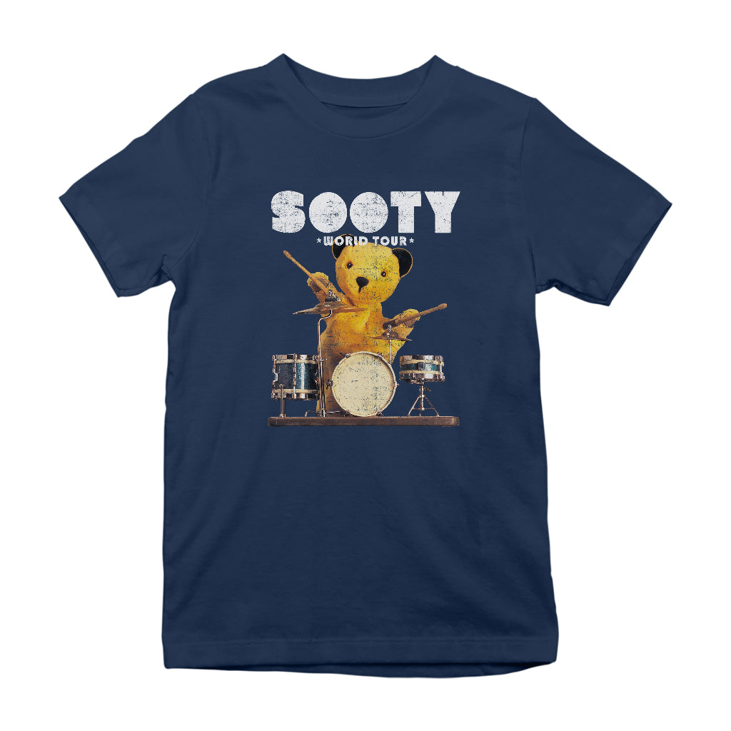 Sooty World Tour Drums Kids T-Shirt