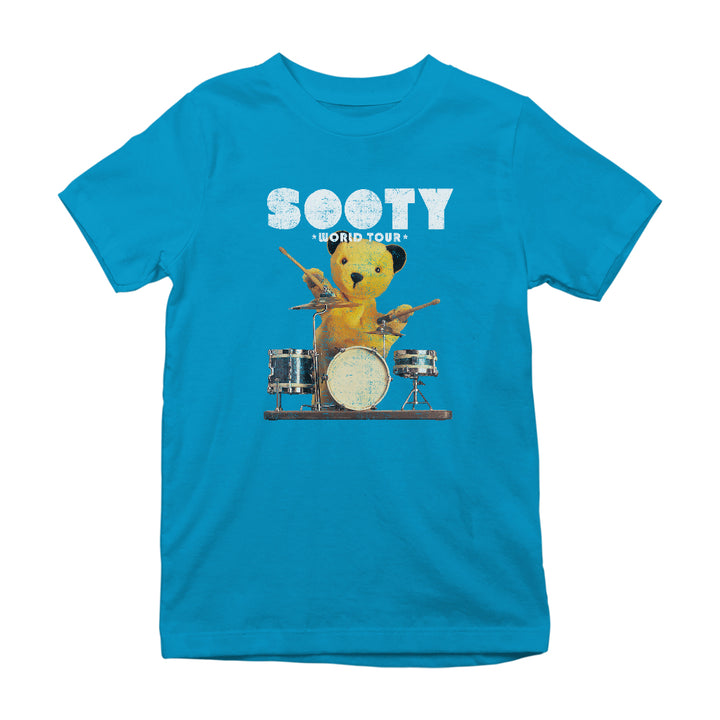Sooty World Tour Drums Kids T-Shirt