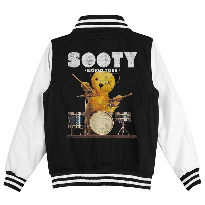 Sooty World Tour Drums Kids Varsity Jacket