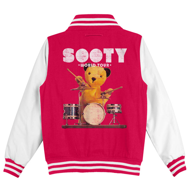 Sooty World Tour Drums Kids Varsity Jacket
