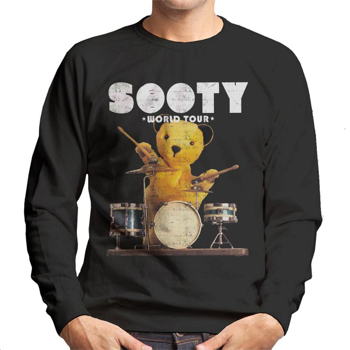 Sooty World Tour Drums Men's Sweatshirt-Sooty's Shop