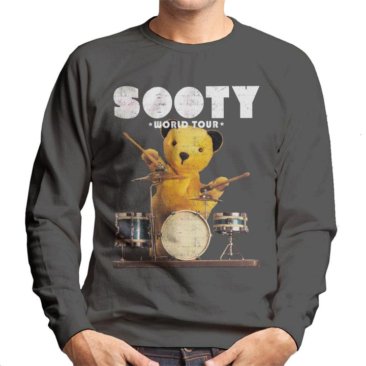 Sooty World Tour Drums Men's Sweatshirt-Sooty's Shop