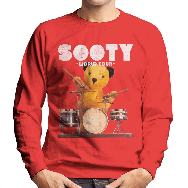 Sooty World Tour Drums Men's Sweatshirt-Sooty's Shop