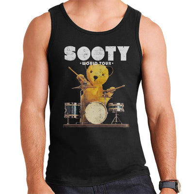 Sooty World Tour Drums Men's Vest-Sooty's Shop