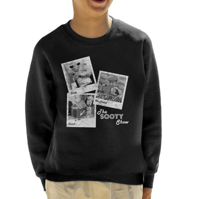 Sooty Retro 1950's Photo Montage Kid's Sweatshirt-Sooty's Shop