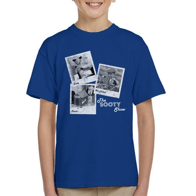 Sooty Retro 1950's Photo Montage Kid's T-Shirt-Sooty's Shop
