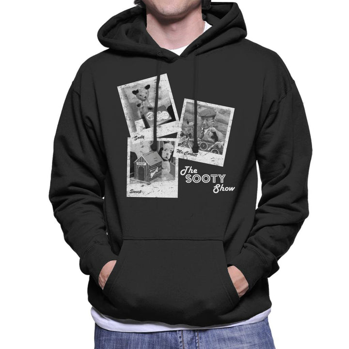 Sooty Retro 1950's Photo Montage Men's Hooded Sweatshirt-Sooty's Shop