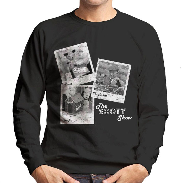 Sooty Retro 1950's Photo Montage Men's Sweatshirt-Sooty's Shop