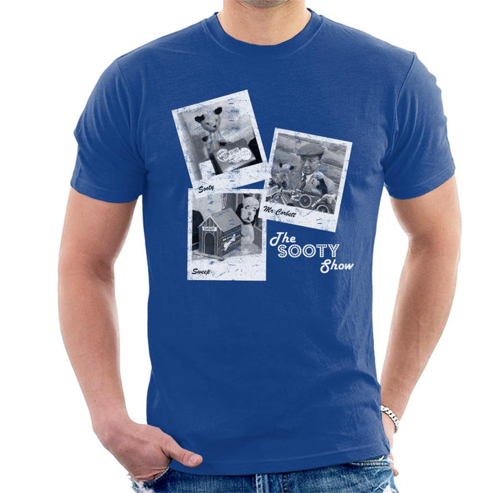 Sooty Retro 1950's Photo Montage Men's T-Shirt-Sooty's Shop