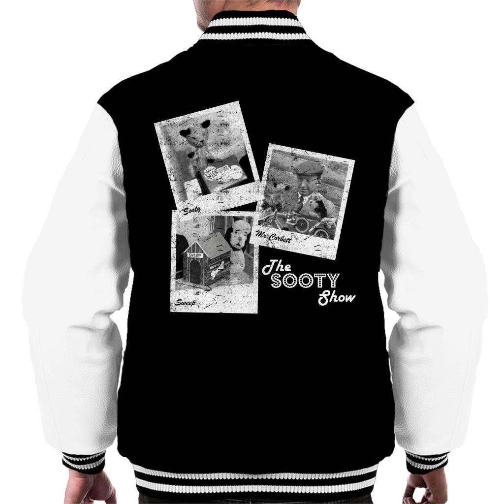 Sooty Retro 1950's Photo Montage Men's Varsity Jacket-Sooty's Shop