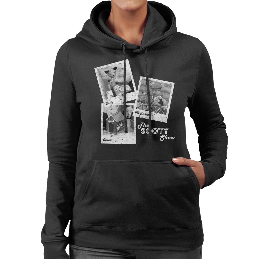 Sooty Retro 1950's Photo Montage Women's Hooded Sweatshirt-Sooty's Shop