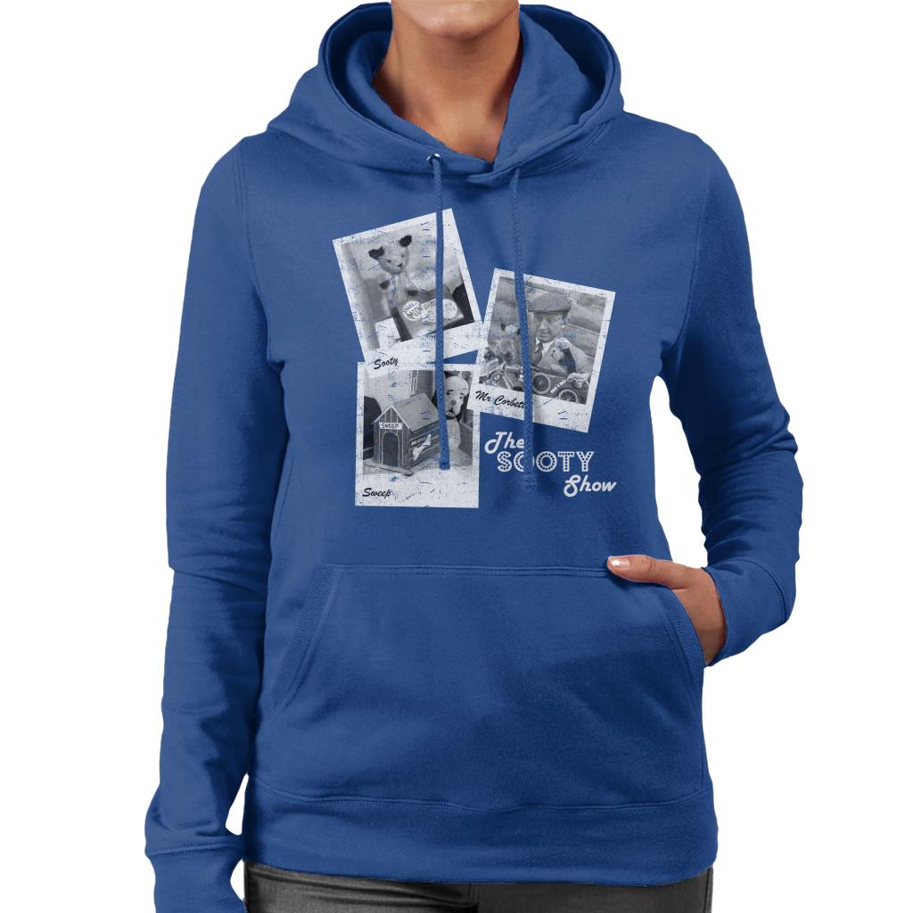 Sooty Retro 1950's Photo Montage Women's Hooded Sweatshirt-Sooty's Shop