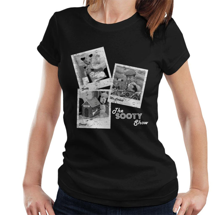 Sooty Retro 1950's Photo Montage Women's T-Shirt-Sooty's Shop