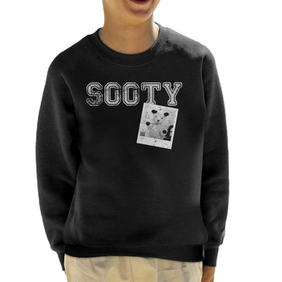 Sooty Retro College Sports Style Kid's Sweatshirt-Sooty's Shop