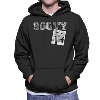 Sooty Retro College Sports Style Men's Hooded Sweatshirt-Sooty's Shop