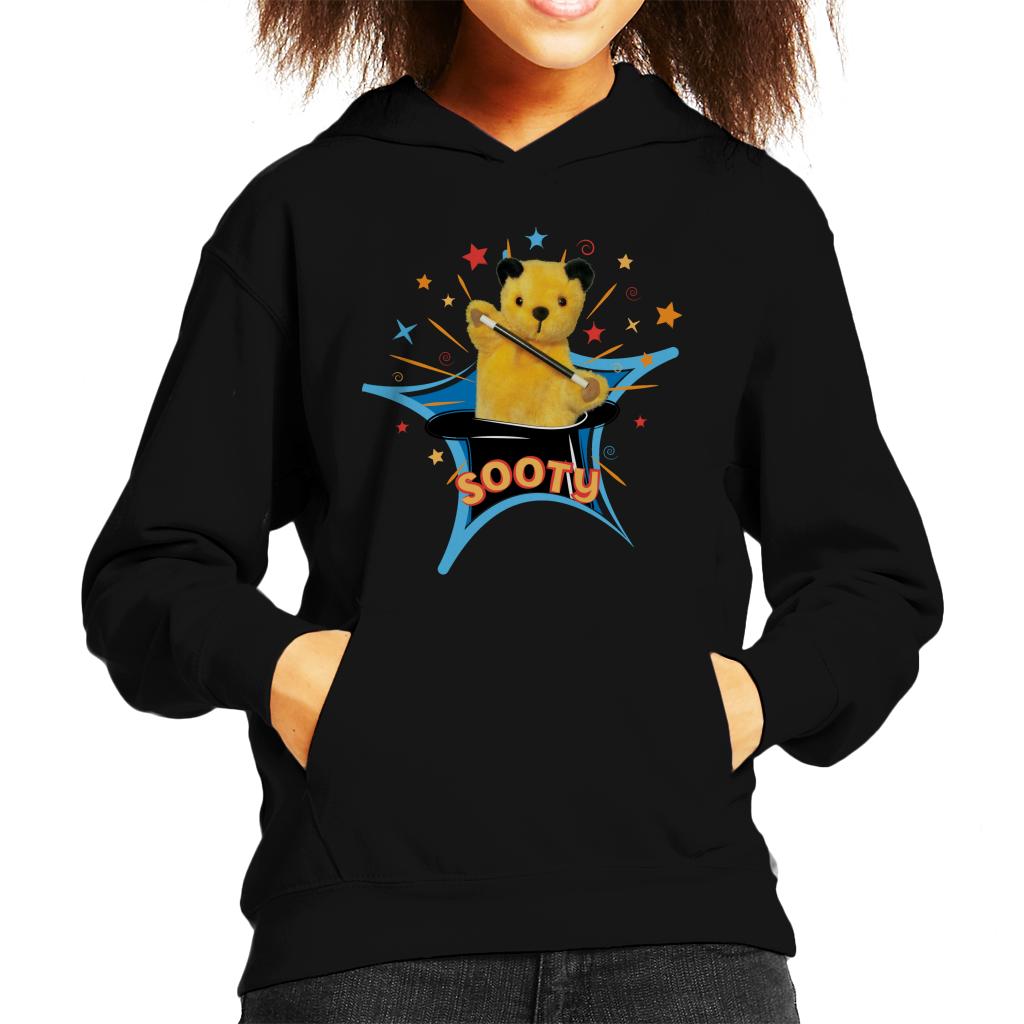 Sooty Magic Hat Kid's Hooded Sweatshirt-Sooty's Shop