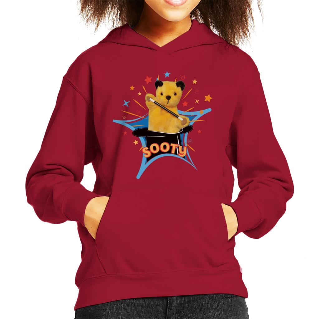 Sooty Magic Hat Kid's Hooded Sweatshirt-Sooty's Shop